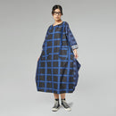 VESTIDO DE CUADROS AZUL