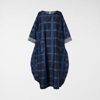 VESTIDO DE CUADROS AZUL