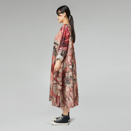 SUKIENKA WZOROWA CZERWONA