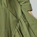 DRESS WITH PLEAT DETAIL PINK