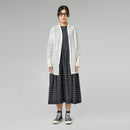 STRIPED CARDIGAN WHITE