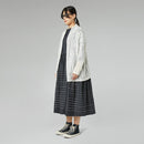 STRIPED CARDIGAN WHITE