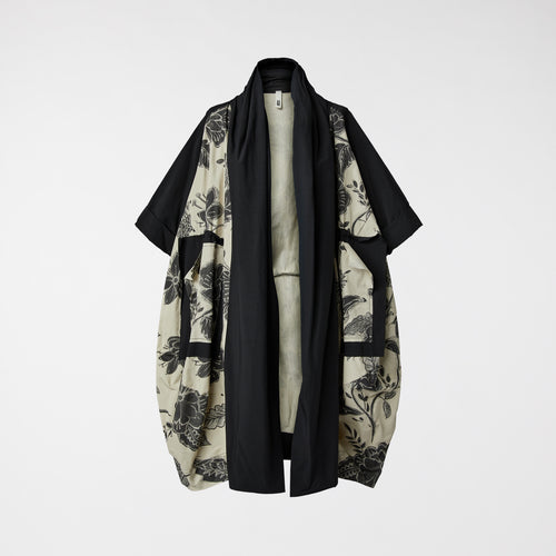 KIMONO CARDIGAN WITH PRINT