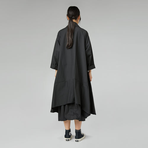 CARDIGAN IN TWILL BLACK