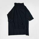 T-SHIRT WITH COLLAR BLACK