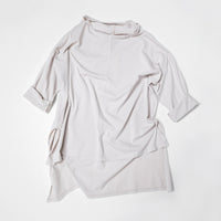 T-SHIRT WITH COLLAR BEIGE