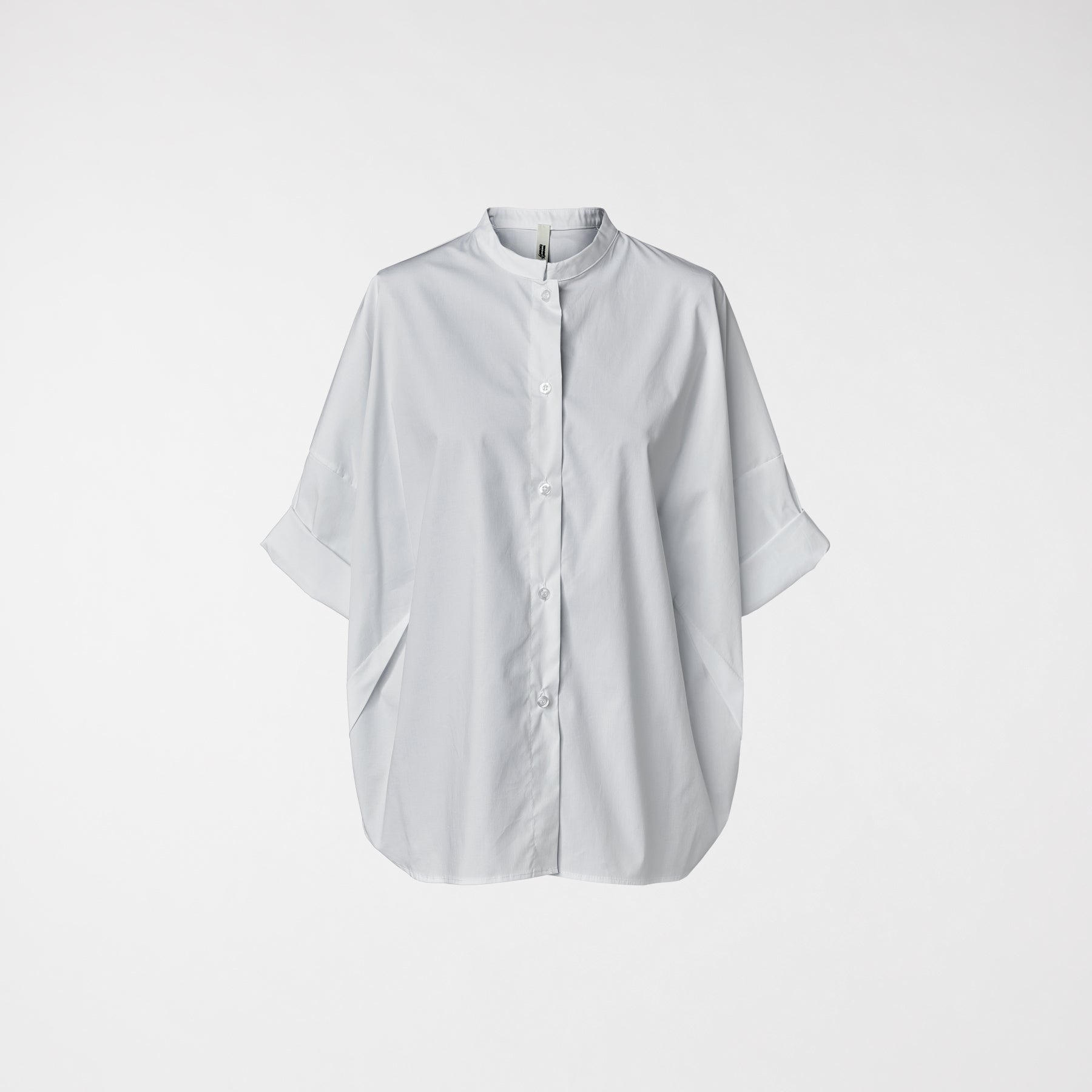 KOREAN COLLAR SHIRT WHITE