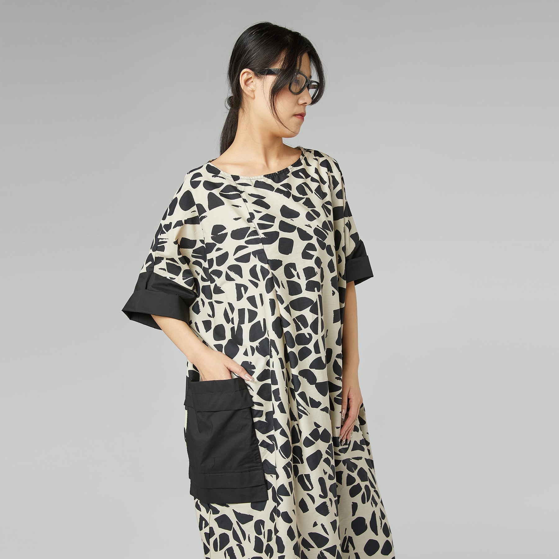 WILD STONE PATTERN DRESS