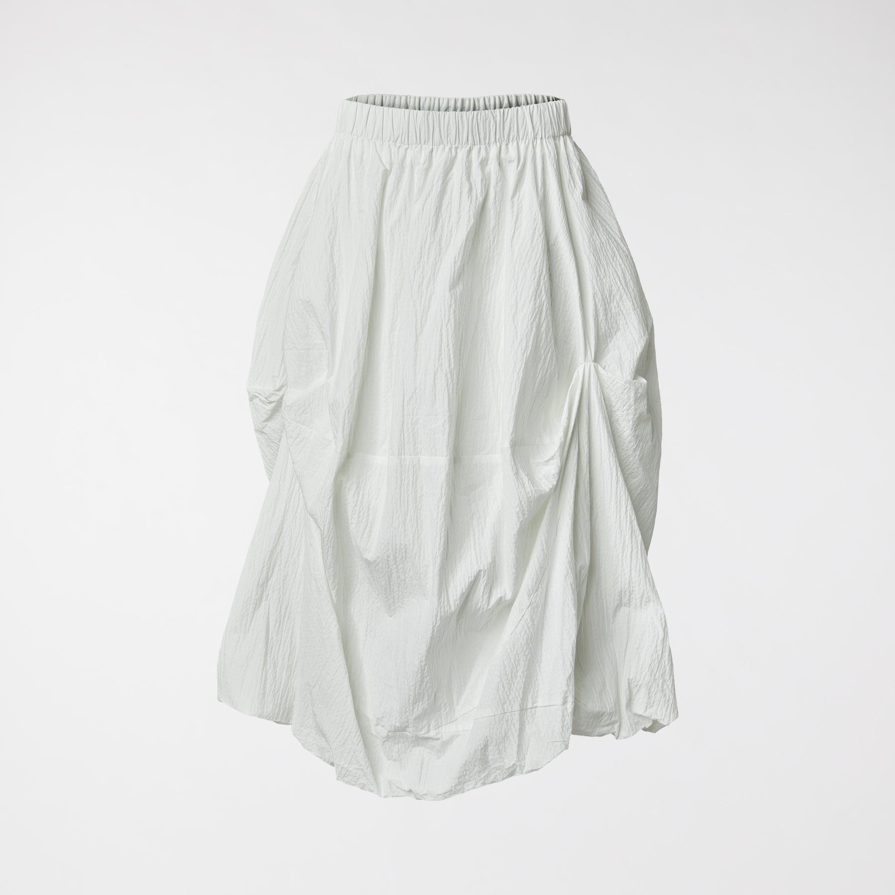 BALLOON SKIRT WHITE
