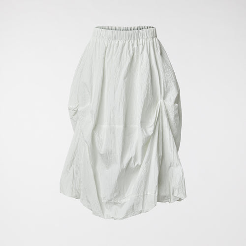 BALLOON SKIRT WHITE