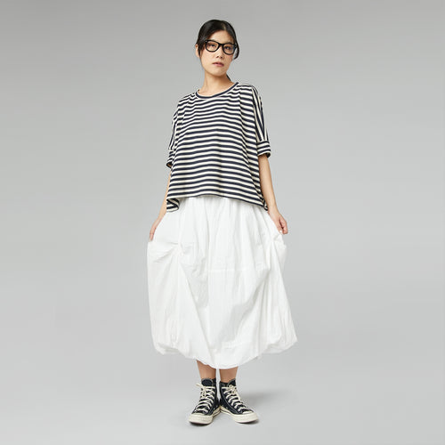 BALLOON SKIRT WHITE
