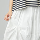BALLOON SKIRT WHITE