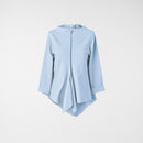 ASYMMETRIC SWEATSHIRT SKY BLUE