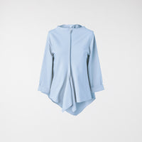 ASYMMETRIC SWEATSHIRT SKY BLUE
