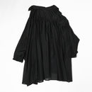 SEMI-TRANSPARENT SHIRT BLACK