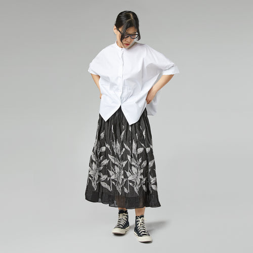 KOREAN COLLAR SHIRT WHITE