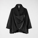 FLEECE CARDIGAN WITH SIDE ZIP