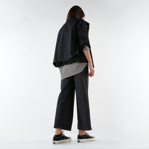 GIACCA/CAMICIA IN COTONE CON ABBOTTONATURA ASIMMETRICA