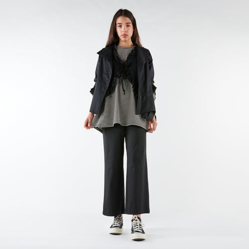 GIACCA/CAMICIA IN COTONE CON ABBOTTONATURA ASIMMETRICA