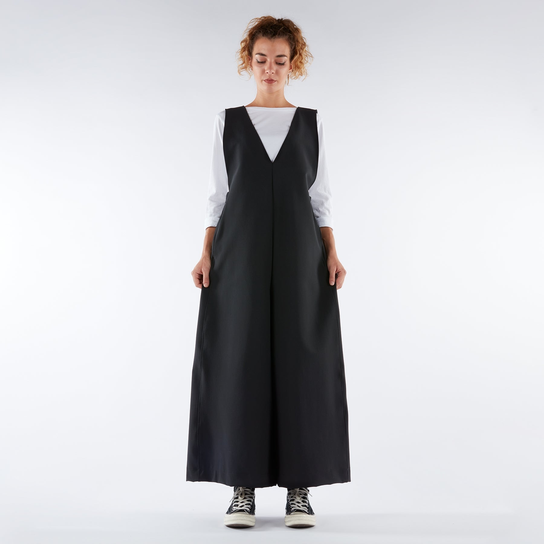 COMBINAISON PALAZZO À COL EN V