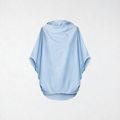BATWINGS SLEEVES SWEATSHIRT SKY BLUE