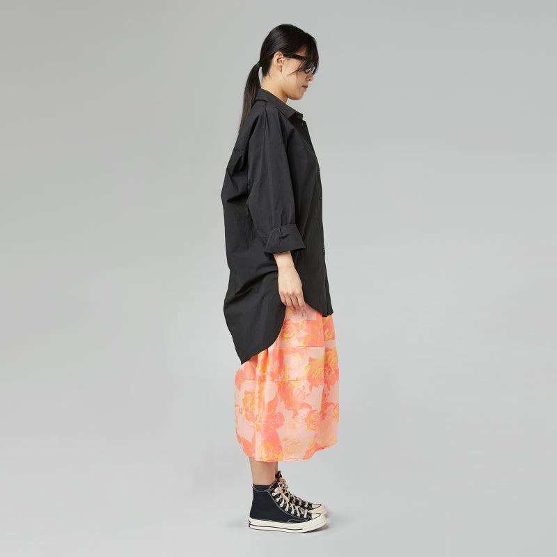 SPÓDNICA KWIATOWA FUKSJA